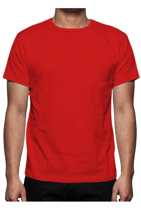 7 Pack Mens Plain Crew Neck T-shirt